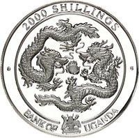 2000 Shillings obverse