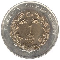 1 Lira obverse