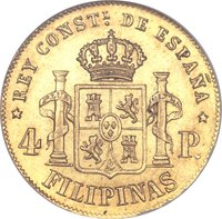 4 Pesos reverse