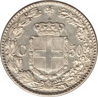 50 Centesimi reverse