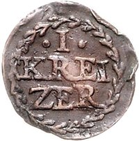1 Kreuzer reverse