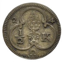 ½ Kreuzer obverse