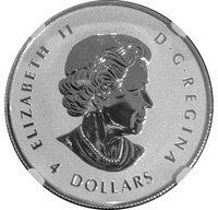 4 Dollars obverse