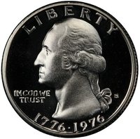 ¼ Dollar obverse