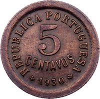 5 Centavos reverse