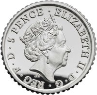 5 Pence obverse
