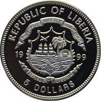 5 Dollars obverse