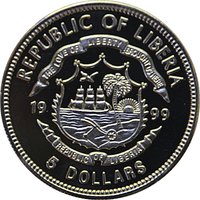 5 Dollars obverse