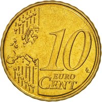 10 Euro Cents reverse