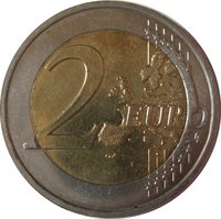 2 Euro reverse