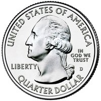 ¼ Dollar obverse