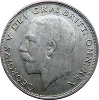 ½ Crown obverse