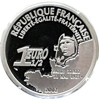 1½ Euro obverse