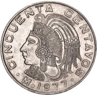 50 Centavos reverse
