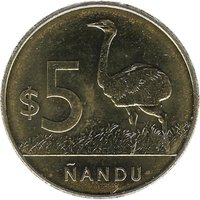 5 Pesos Uruguayos reverse