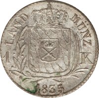 1 Kreuzer reverse