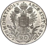 20 Kreuzers reverse