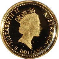 5 Dollars obverse