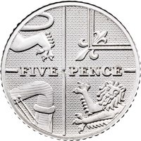 5 Pence reverse