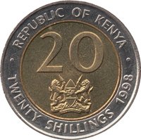 20 Shillings obverse