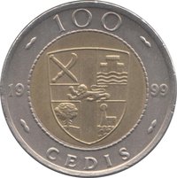 100 Cedis reverse