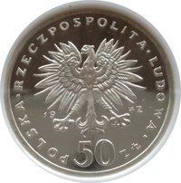 50 Zlotys obverse