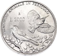 1000 Lire reverse