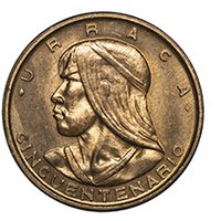 1 Centesimo reverse