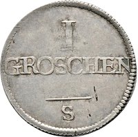 1 Groschen reverse