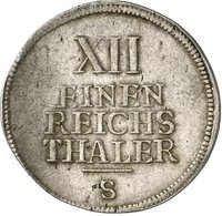 1⁄12 Thaler reverse