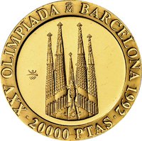 20000 Pesetas reverse