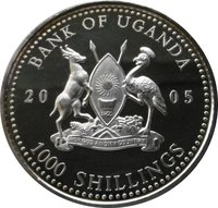 1000 Shillings obverse