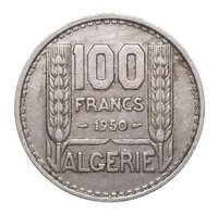 100 Francs reverse