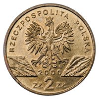 2 Zlotys obverse