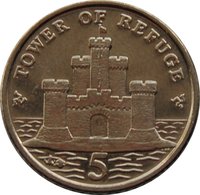 5 Pence reverse