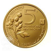 5 New Sheqalim obverse