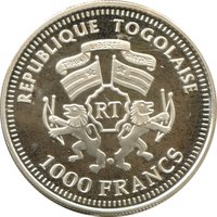 1000 Francs CFA obverse