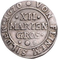 12 Mariengroschen reverse