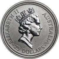 25 Dollars obverse