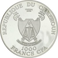 1000 Francs CFA obverse