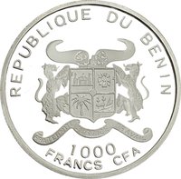 1000 Francs CFA obverse