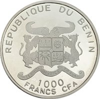 1000 Francs CFA obverse