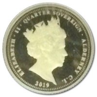 ¼ Sovereign obverse