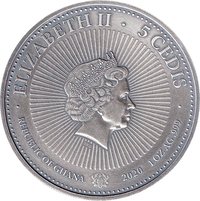 5 Cedis obverse