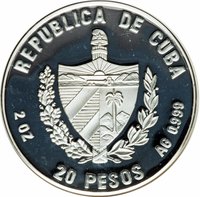 20 Pesos obverse