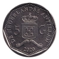 5 Gulden obverse