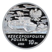 10 Zlotys obverse