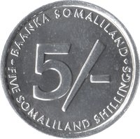 5 Shillings reverse