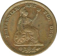 ½ Farthing reverse