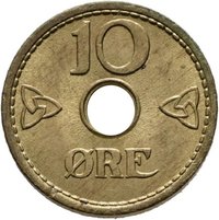 10 Øre reverse